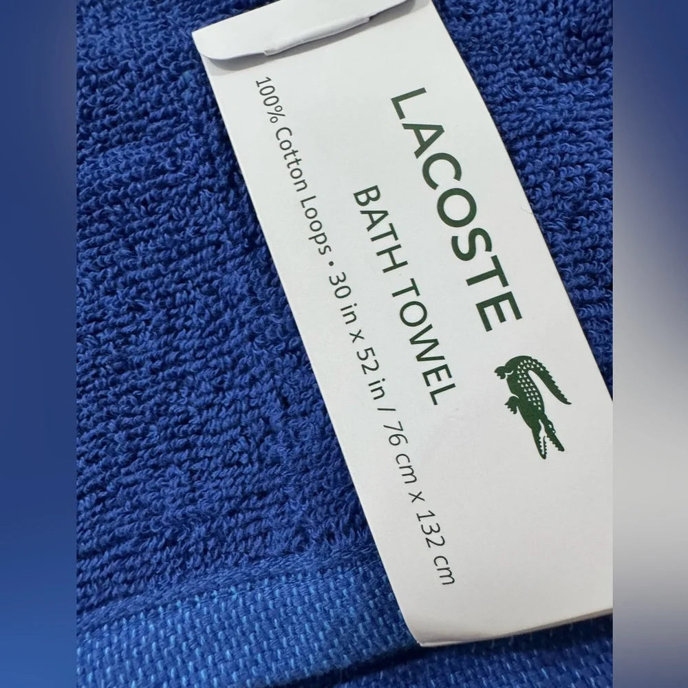 LACOSTE Bath Towel 100% Cotton 30